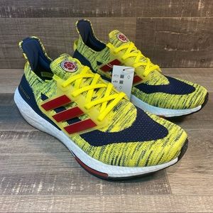 Adidas UltraBoost 21 ‘Columbia National Soccer Team - Bright Yellow Navy’